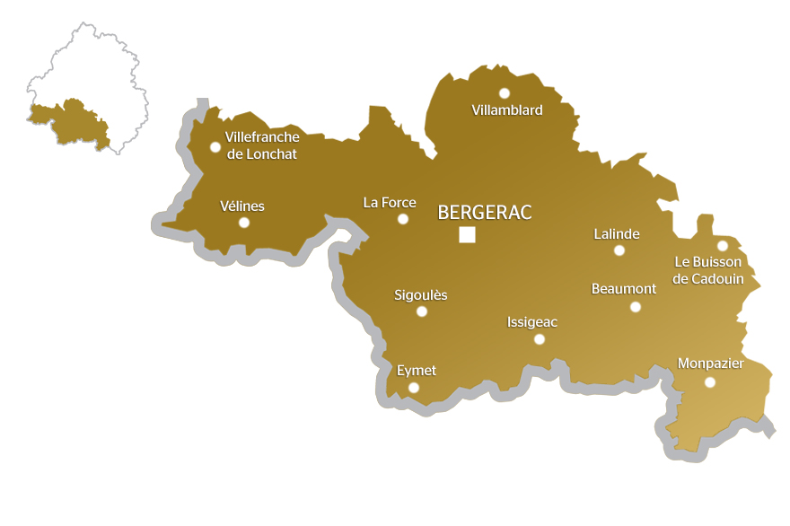 Pays de Bergerac, vignoble et bastides