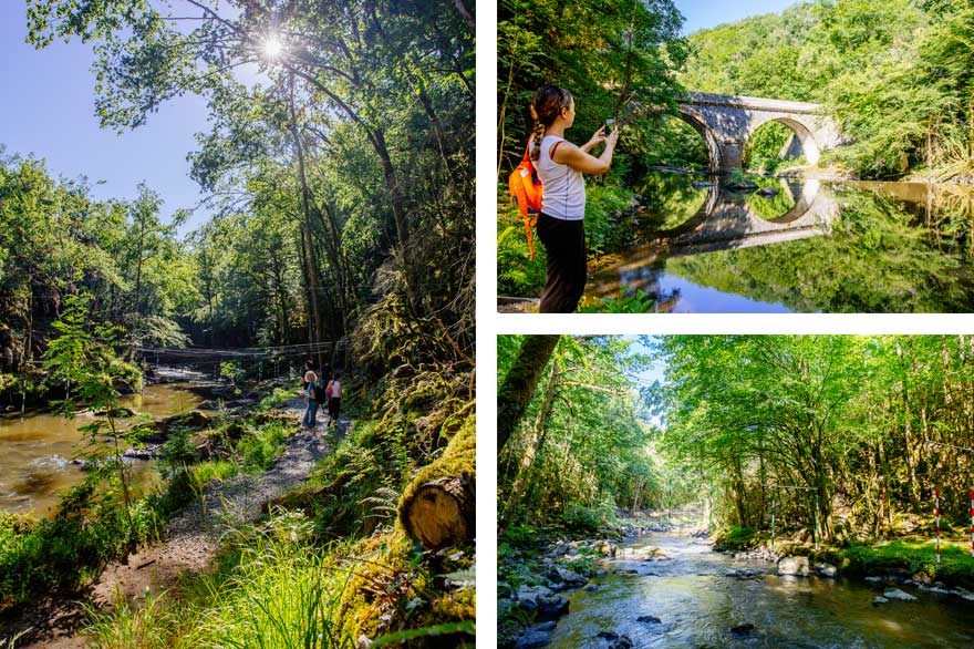 Randonnée en Dordogne dans les gorges de l'Auvézère