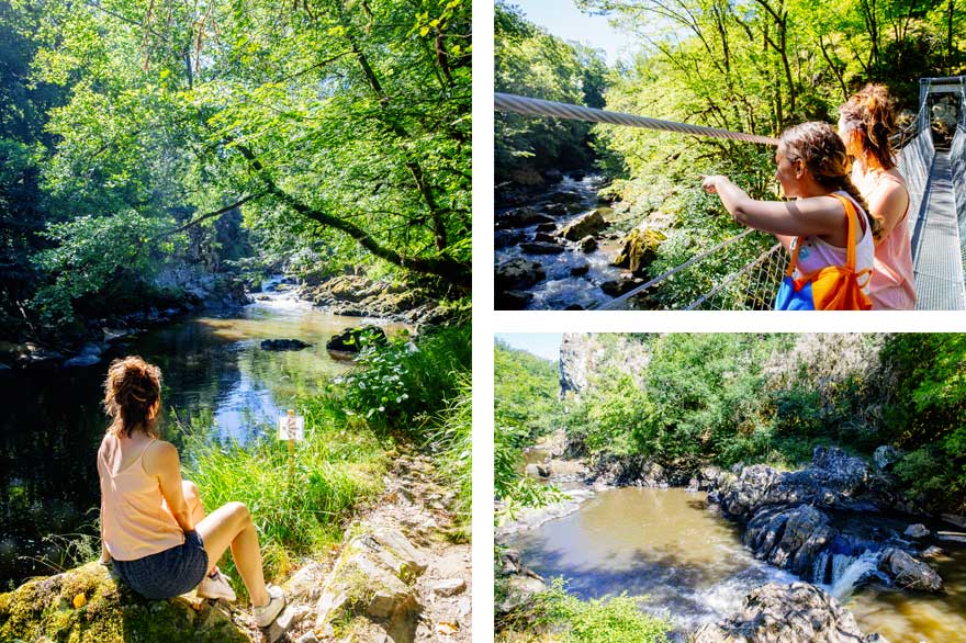 Randonnée en Dordogne dans les Gorges de l'Auvézère